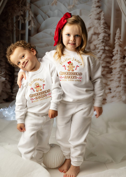 Gingerbread Bakery - Embroidered Christmas Sweatshirt / Jumper