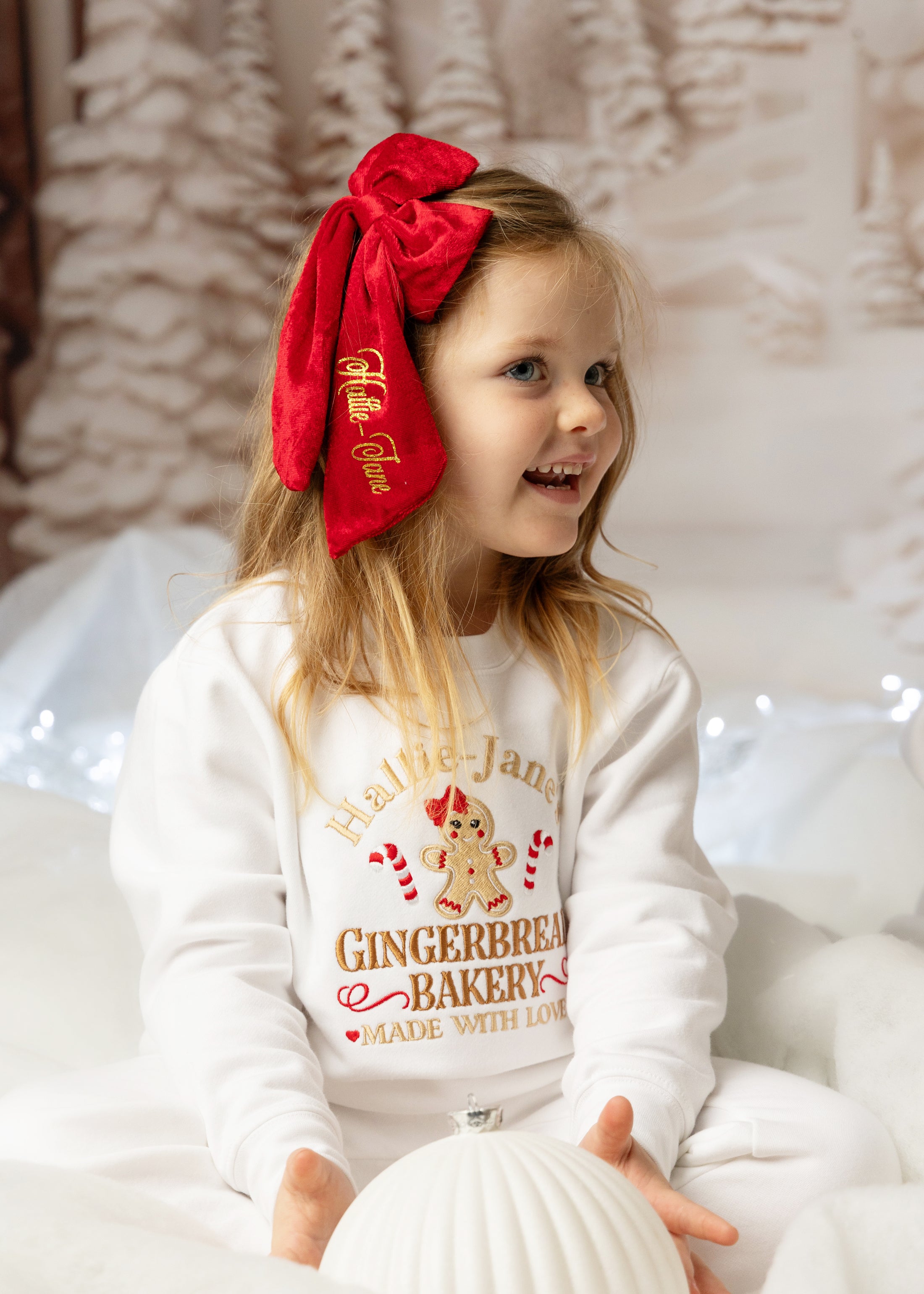 Gingerbread Bakery - Embroidered Christmas Sweatshirt / Jumper