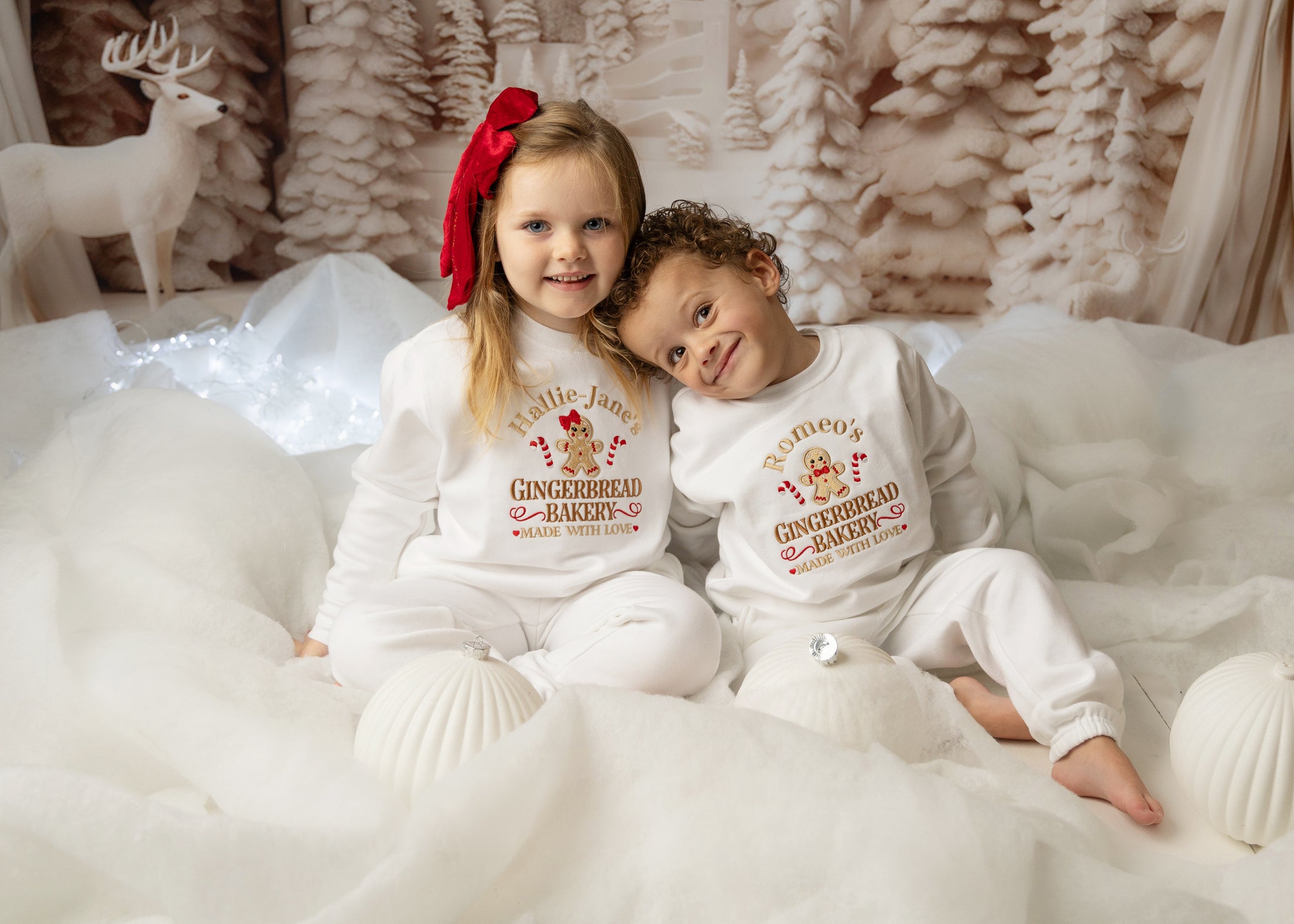 Gingerbread Bakery - Embroidered Christmas Sweatshirt / Jumper