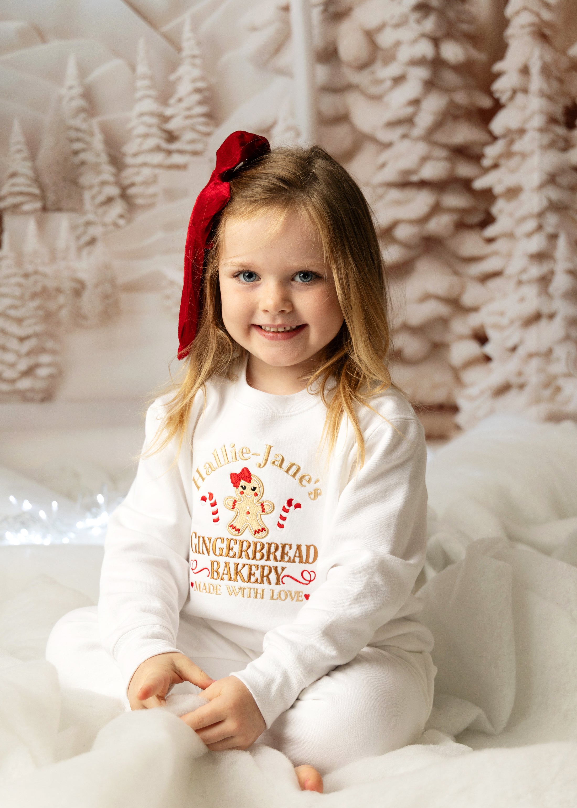 Gingerbread Bakery - Embroidered Christmas Sweatshirt / Jumper