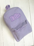 Load image into Gallery viewer, Bubble Name - Embroidered Backpack