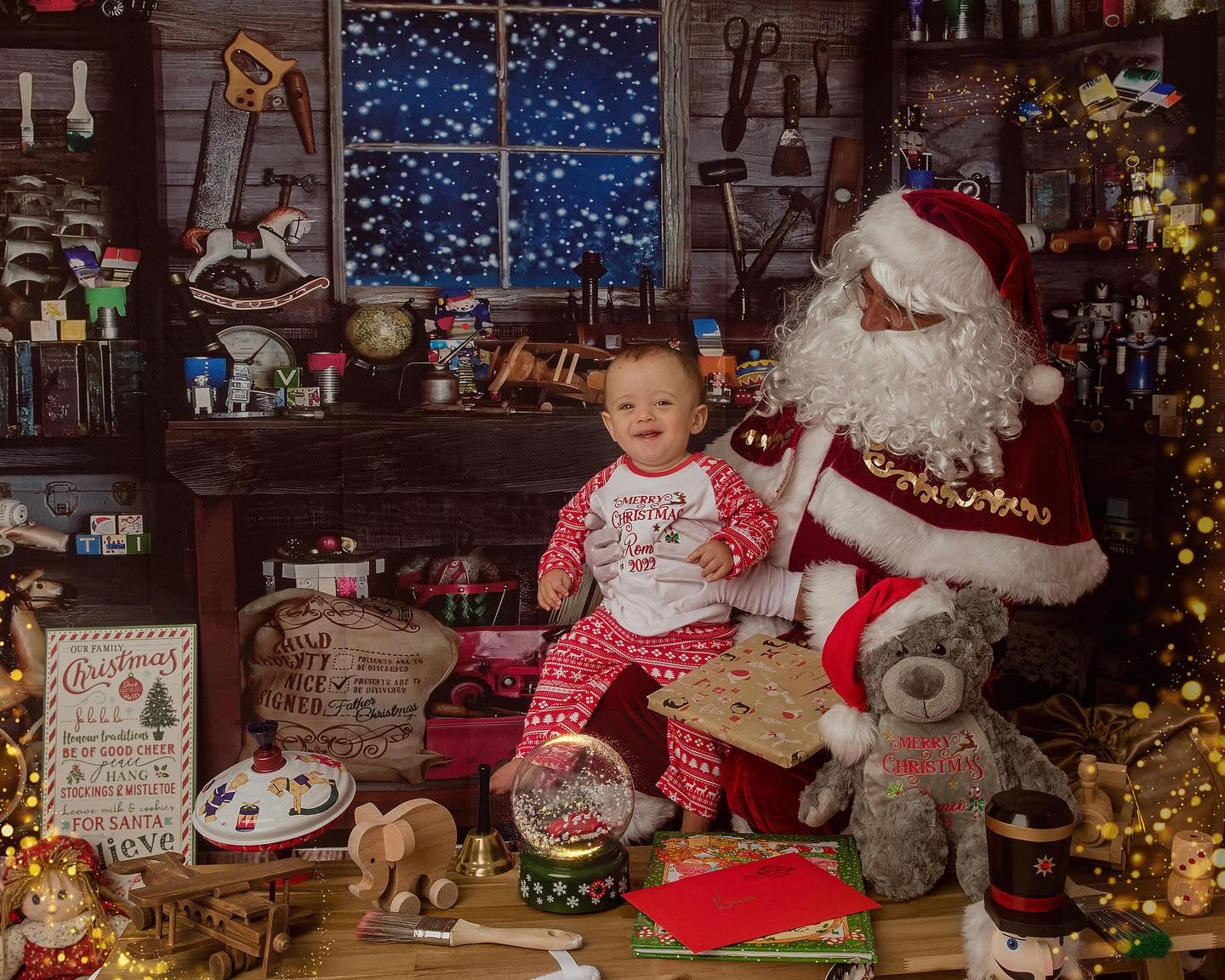 Kids Embroidered - My First / Merry Festive Christmas Pyjamas