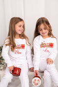 Load image into Gallery viewer, Christmas Train Embroidered Lounge Pyjama Set