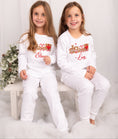Load image into Gallery viewer, Christmas Train Embroidered Lounge Pyjama Set