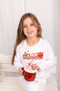 Load image into Gallery viewer, Christmas Train Embroidered Lounge Pyjama Set
