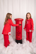 Load image into Gallery viewer, Exclusive Aliyah Frills - Peter Pan Collar Christmas Embroidered Initial Pyjamas