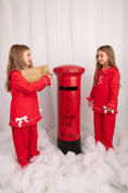 Load image into Gallery viewer, Exclusive Aliyah Frills - Peter Pan Collar Christmas Embroidered Initial Pyjamas