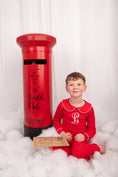 Load image into Gallery viewer, Exclusive Amari - Peter Pan Collar Christmas Embroidered Initial Pyjamas