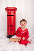 Load image into Gallery viewer, Exclusive Amari - Peter Pan Collar Christmas Embroidered Initial Pyjamas