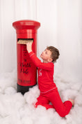 Load image into Gallery viewer, Exclusive Amari - Peter Pan Collar Christmas Embroidered Initial Pyjamas