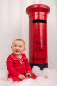 Load image into Gallery viewer, Exclusive Amari - Peter Pan Collar Christmas Embroidered Initial Pyjamas