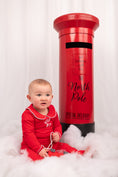 Load image into Gallery viewer, Exclusive Amari - Peter Pan Collar Christmas Embroidered Initial Pyjamas