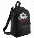 Load image into Gallery viewer, Embroidered Princess Carriage Backpack