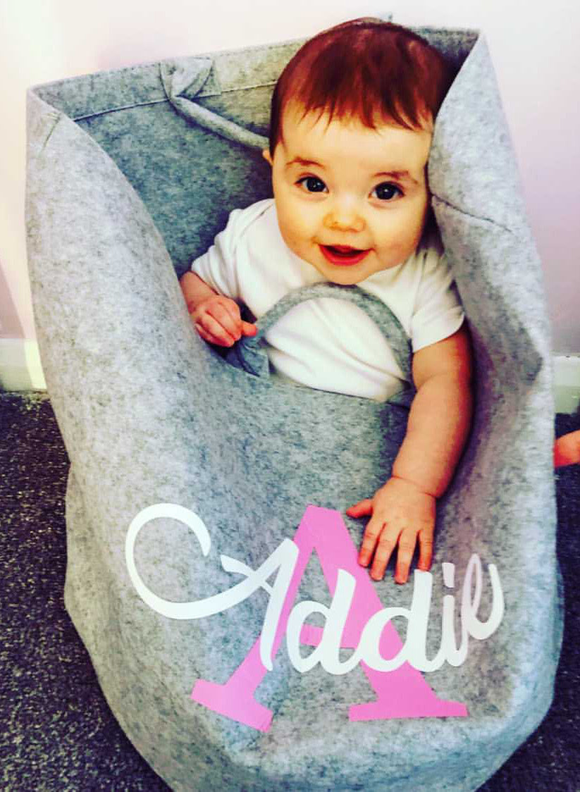 Personalised Storage Basket Trug