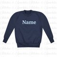 Load image into Gallery viewer, Embroidered Name Jumper Sweatshirt