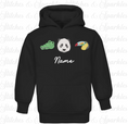 Load image into Gallery viewer, Embroidered Safari Animals - Pull on Hoodie