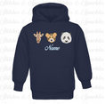 Load image into Gallery viewer, Embroidered Safari Animals - Pull on Hoodie
