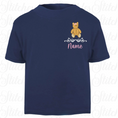 Load image into Gallery viewer, Embroidered Teddy Bear T-shirt