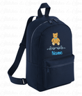Load image into Gallery viewer, Embroidered Backpack - Teddy Bear