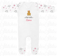 Load image into Gallery viewer, Embroidered Teddy Bear - Romper