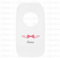 Load image into Gallery viewer, Embroidered Bow Design Bib