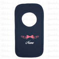 Load image into Gallery viewer, Embroidered Bow Design Bib
