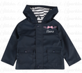 Load image into Gallery viewer, Embroidered Bow Rain Jacket / Coat