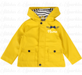 Load image into Gallery viewer, Embroidered Bow Rain Jacket / Coat