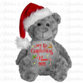 Load image into Gallery viewer, Embroidered Merry / My First Festive Christmas Large Soft Toy