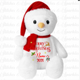 Load image into Gallery viewer, Embroidered Merry / My First Festive Christmas Large Soft Toy