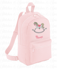 Load image into Gallery viewer, Embroidered Backpack - Toy Horse