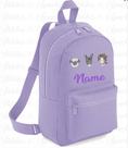 Load image into Gallery viewer, Embroidered Farm Animals Backpack