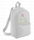 Load image into Gallery viewer, Embroidered Floral Initial Backpack