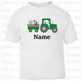 Load image into Gallery viewer, Embroidered Tractor and Farm Animals T-shirt