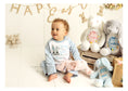 Load image into Gallery viewer, Embroidered Bunny Kisses and Easter Wishes Pyjamas