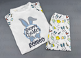 Load image into Gallery viewer, Embroidered My First / Hoppy Easter Pyjamas