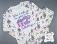Load image into Gallery viewer, Embroidered Birthday Eve Present Bow Pyjamas