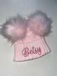Load image into Gallery viewer, Personalised Pom Pom Hat