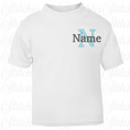 Load image into Gallery viewer, Embrodiered T-shirt Initial & Name