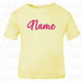 Load image into Gallery viewer, Embroidered T-shirt - Name