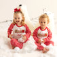 Gingerbread Train - Embroidered Christmas Pyjamas- Kids & Adults