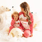 Gingerbread Train - Embroidered Christmas Pyjamas- Kids & Adults