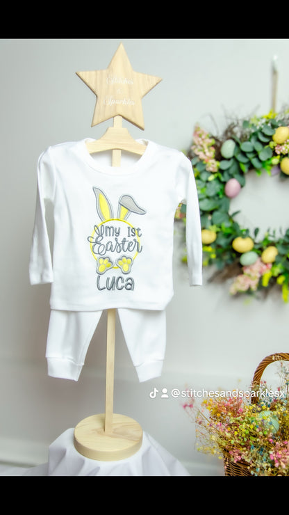 My First / Hoppy Easter - Embroidered Lounge Set