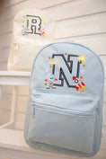 Load image into Gallery viewer, Space / Astronaut Theme - Embroidered Initial Backpack
