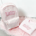 Load image into Gallery viewer, Bubble Name - Embroidered Backpack
