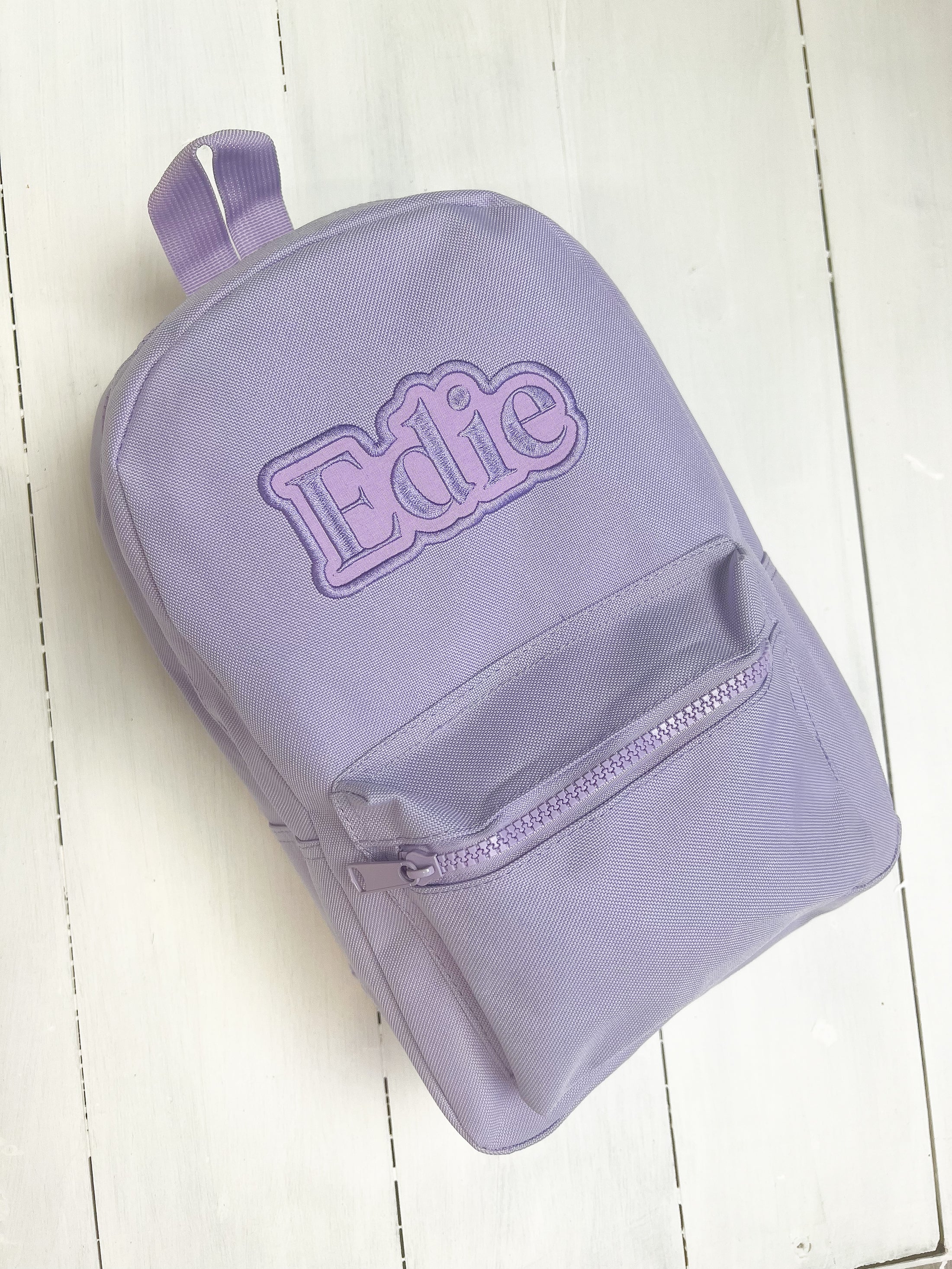 Bubble Name - Embroidered Backpack