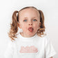 Bubble Name - Embroidered T-shirt