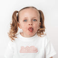 Load image into Gallery viewer, Bubble Name - Embroidered T-shirt
