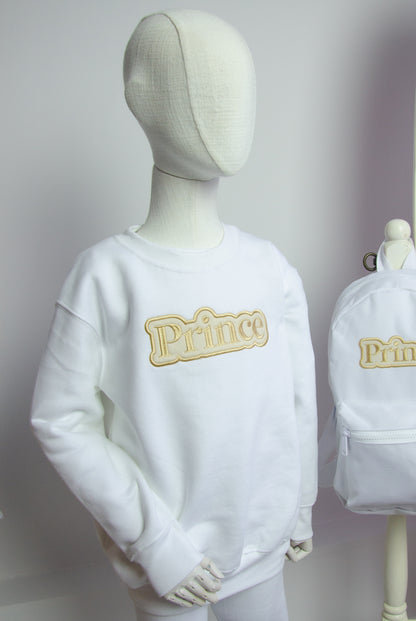 Bubble Name - Embroidered Sweatshirt / Jumper