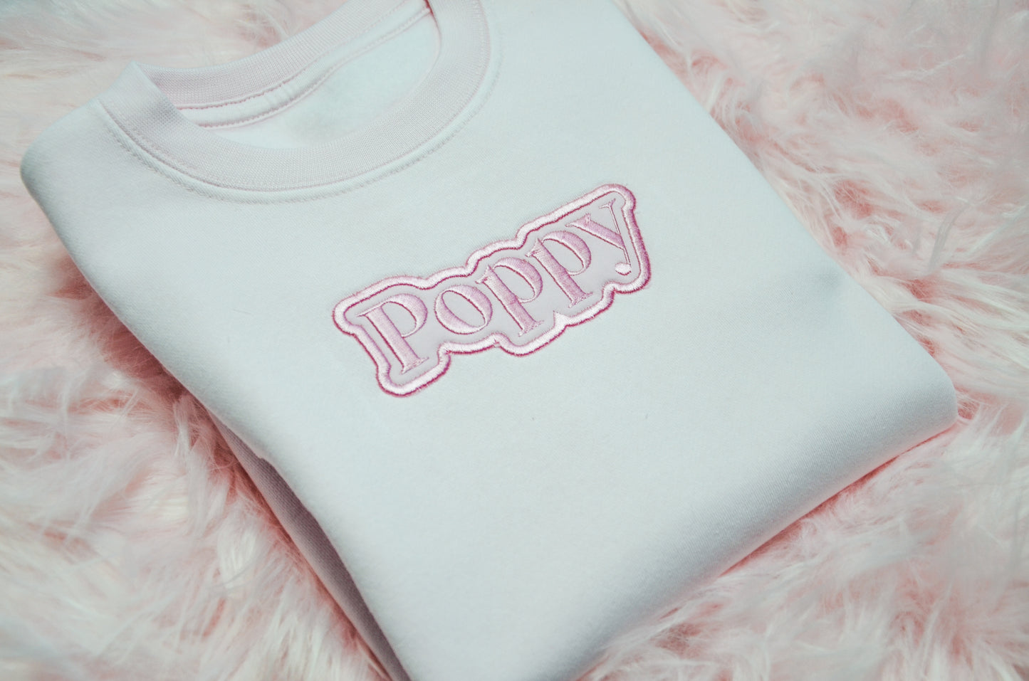 Bubble Name - Embroidered Sweatshirt / Jumper